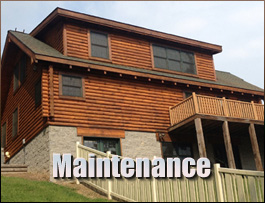  Marshallville, Ohio Log Home Maintenance