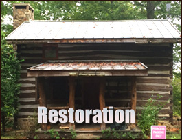 Historic Log Cabin Restoration  Marshallville, Ohio